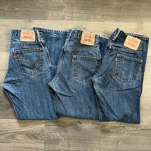 ❌SOLD❌Levi’s Jeans (3) pairs 30x30 MENS